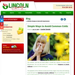 Simple Ways to Avoid Common Colds