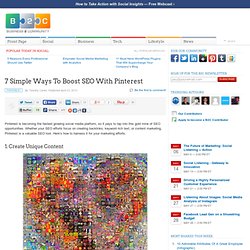 7 Simple Ways To Boost SEO With Pinterest