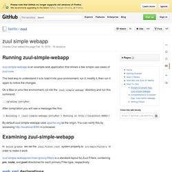 zuul simple webapp · Netflix/zuul Wiki