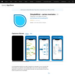 ‎SimpleMind+ mind mapping dans l’App Store