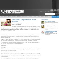 The World’s Simplest Learn to Run Program - Runner's World Australia and New Zealand