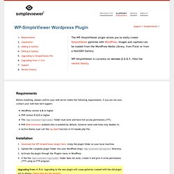 WP-SimpleViewer Wordpress Plugin