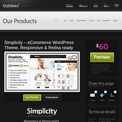 Simplicity - eCommerce WordPress Theme, Responsive & Retina ready
