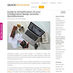 Guide to Simplification of your Collaborative design process - QuickReviewer - QuickReviewer