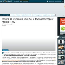 Xamarin 4.0 veut encore simplifier le développement pour Android et iOS
