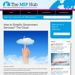 How to Simplify Government Services? The Cloud