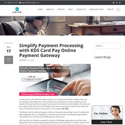 Simplify Payment Processing with KDS Card Pay Online Payment Gateway