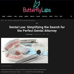 Dental Law: Simplifying the Search for the Perfect Dental Attorney - Butterfly Labs