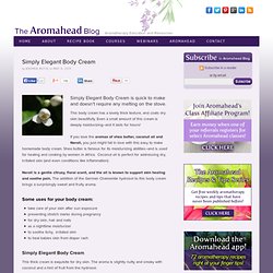 Simply Elegant Body Cream-The Aromahead Blog- www.aromahead.com
