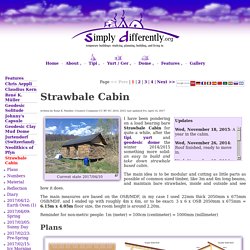 SimplyDifferently.org: Strawbale Cabin