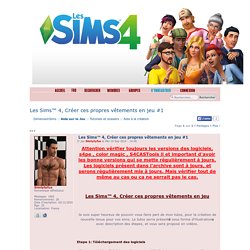Les Sims™ 4, Créer ces propres vêtements en jeu #1