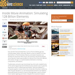 Inside Movie Animation: Simulating 128 Billion Elements
