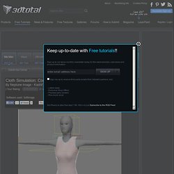 Cloth Simulation: Controlling it with Weight Maps by Neptune Image - Kashif C. Riley
