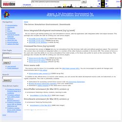 The breve Simulation Environment: Downloads