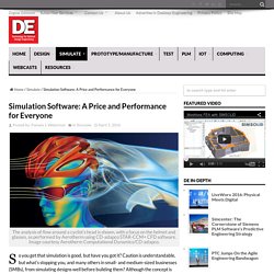 Simulation Software: A Price and Performance for Everyone