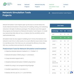 Network Simulation Tools Projects for Research Scholars