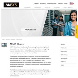 ANSYS Student - Free Simulation Software for Students