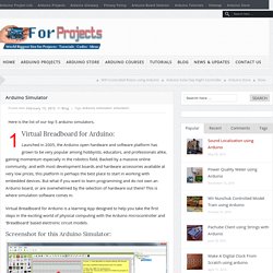 Arduino Simulator - Top 5 Best Online Arduino SimulatorsUse Arduino for Projects