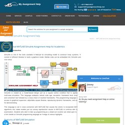 MATLAB Simulation Assignment Help