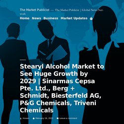 Sinarmas Cepsa Pte. Ltd., Berg + Schmidt, Biesterfeld AG, P&G Chemicals, Triveni Chemicals