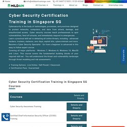 Cyber Security Certification Courses Singapore SG