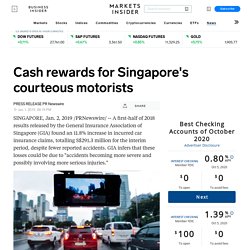 Cash rewards for Singapore's courteous motorists