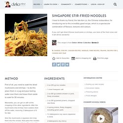 Singapore Stir-fried Noodles