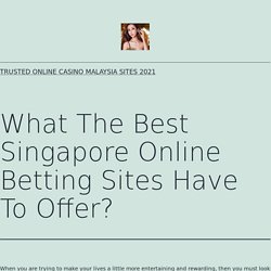 Services offered by best Online Betting sites