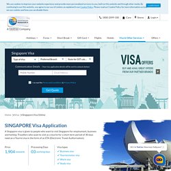 Singapore Visa - Now Get Your Singapore Visa Online