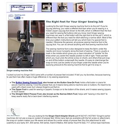 Singer Sewing Machine Feet
