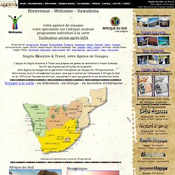 Incentive & Travel - Voyage à la carte en Afrique Australe.