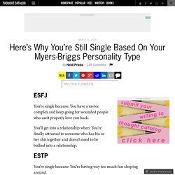 Here’s Why You’re Still Single Based On Your Myers-Briggs Personality Type