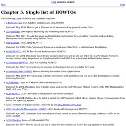 Single list of HOWTOs