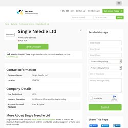 Single Needle Ltd - Business Directory - 242hub.com