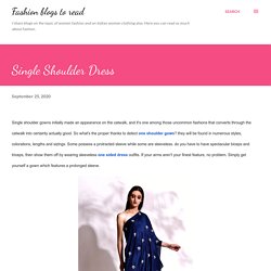 Single Shoulder Dress