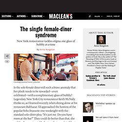 The single female-diner syndrome - Food, Video