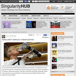 Singularity Surplus: Cyborg Edition