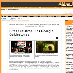 Sites Sinistres: Les Georgia Guidestones