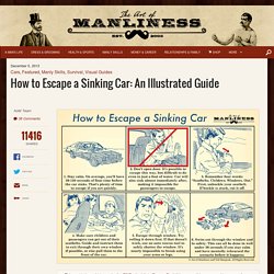 How to Escape a Sinking Car: An Illustrated Guide