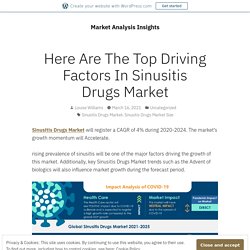 Here Are The Top Driving Factors In Sinusitis Drugs Market – Market Analysis Insights