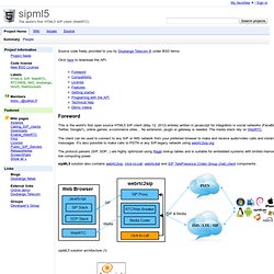 sipml5 - The world's first HTML5 SIP client