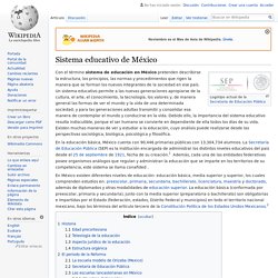 Sistema educativo de México