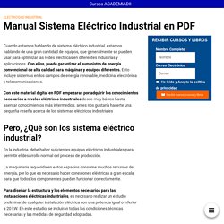 Manual Sistema Eléctrico Industrial en PDF