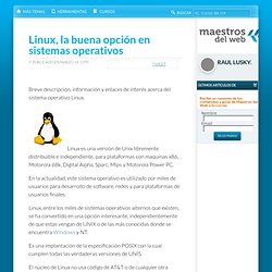 Linux, la buena opción en sistemas operativos