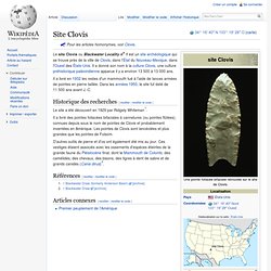 Site Clovis