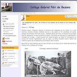 Le site web du collège Gabriel Péri de Bezons - 6ème
