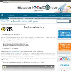 Site EPS de l'académie de la Guyane