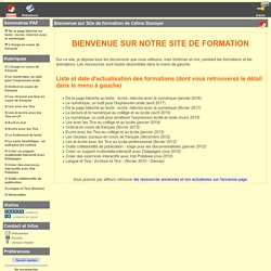 Site de formation de Céline Dunoyer