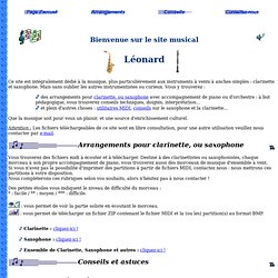 Site musical Léonard