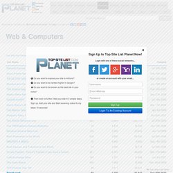 Top Site List Planet - Top 10 Lists of top websites and apps